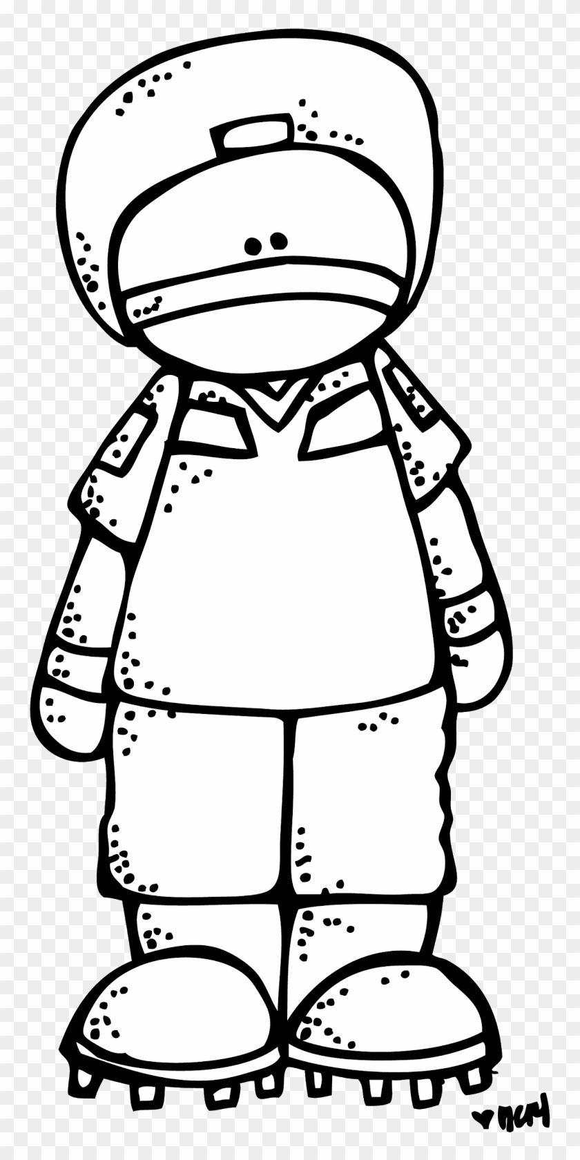 Xox - Black And White Melonheadz Clipart Sports #78015