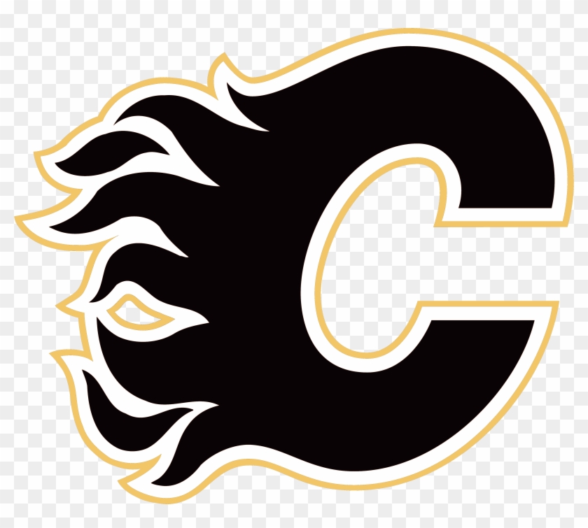 Calgary Flames Logo, Black - Calgary Flames Logo Vector #78230