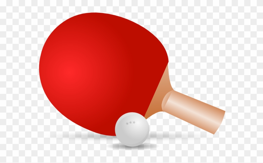 Ping Pong Clip Art - Table Tennis Bat Vector #78305