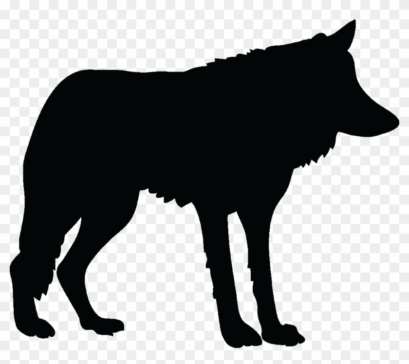 Free Clipart Of A Wolf - Wolf Silhouette Png #78312