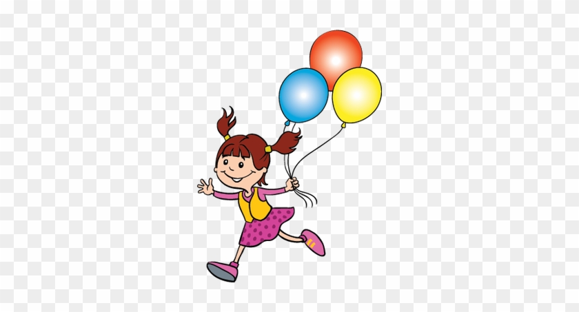 Children At Play - Children Play With Balloon Png #78320