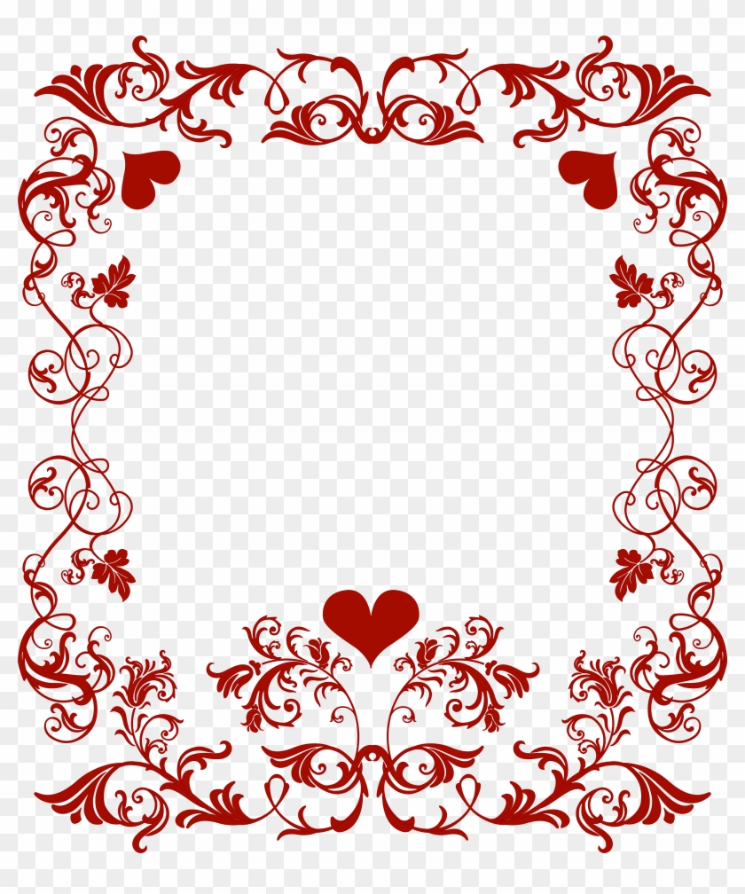 Valentine's Day Decorative Border Transparent Png Clip - Valentine's Day Decorative Border Transparent Png Clip #78557