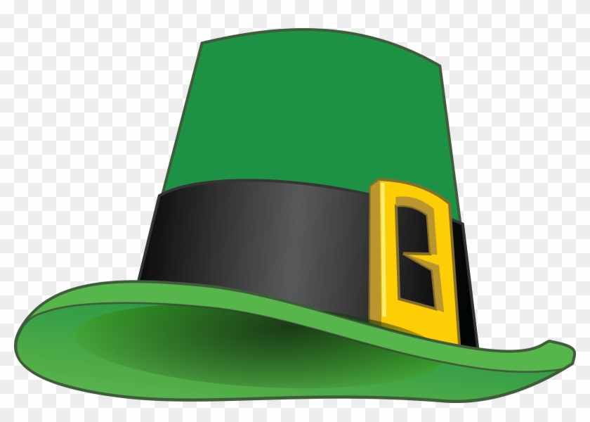 Free Clipart Of A St Patricks Day Leprechaun Hat - St. Patrick's Day Greeting Card #78709