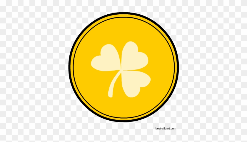 Free Saint Patrick's Day Coin Clip Art - Clip Art #78751