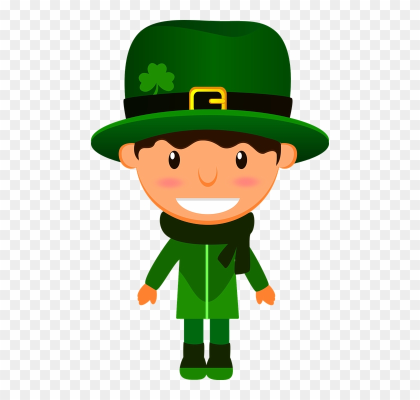 Cute St Patricks Day Patrick Clover Saint St - St Patrick's Day Leporchaun Clip Art #78754