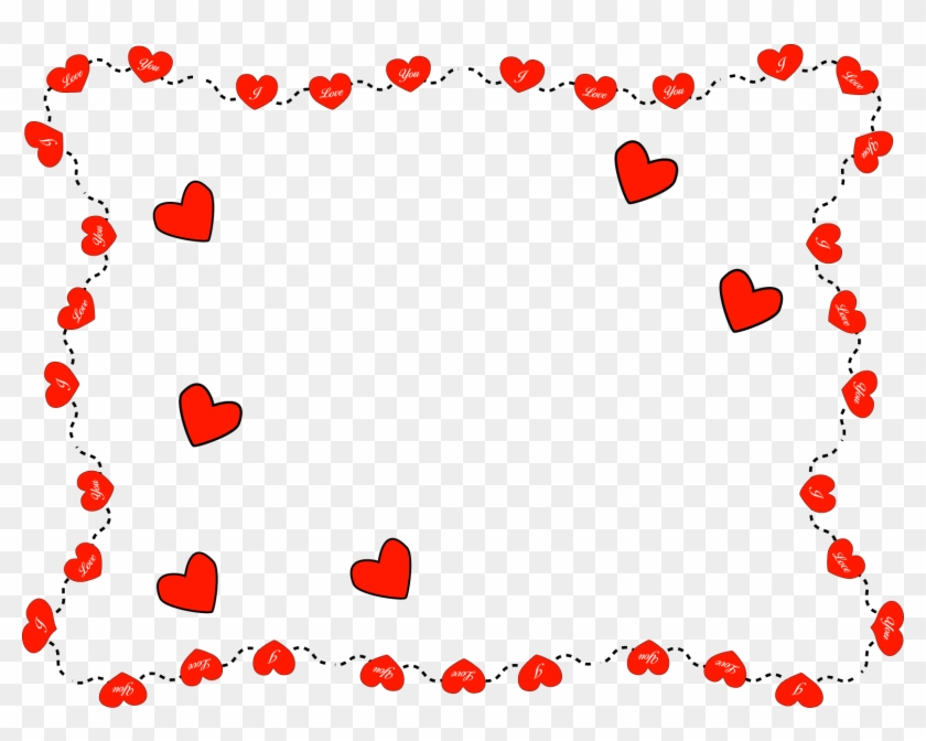 Valentines Clip Art 9 Wide Wallpaper - Love You Frames Png #78826