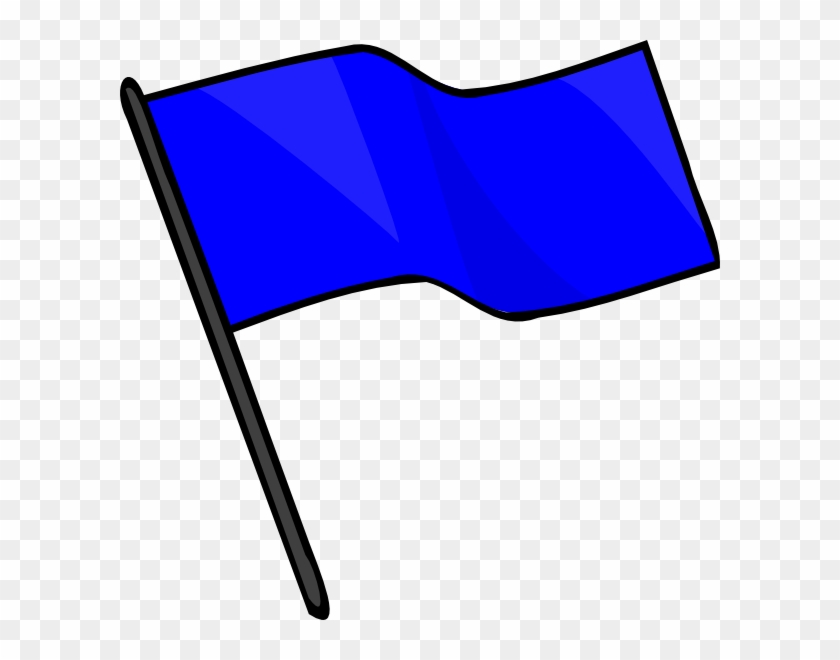 Blue Flag Clip Art At Vector Clip Art - Capture The Flag Flag #78872