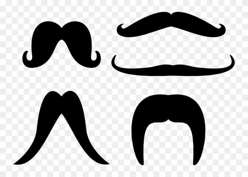 Mustache Clip Art Free - Long Mustache Clip Art #78898