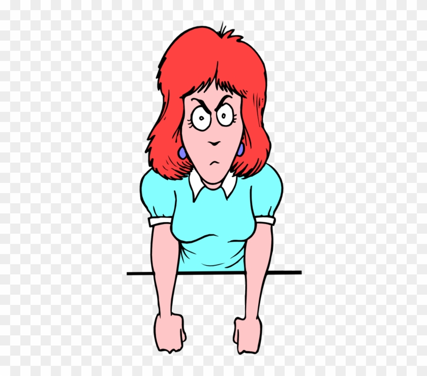 Clip - Angry Woman Clip Art #79245