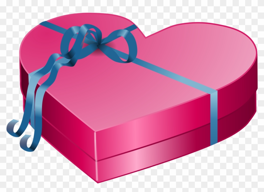 Box Clipart Valentine's Day - Valentines Day Present Clip Art #79283