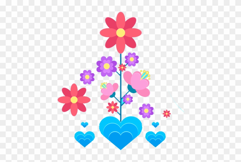 Download Blue Watercolor Flower Mothers Day Free Png - Vector Graphics #79375