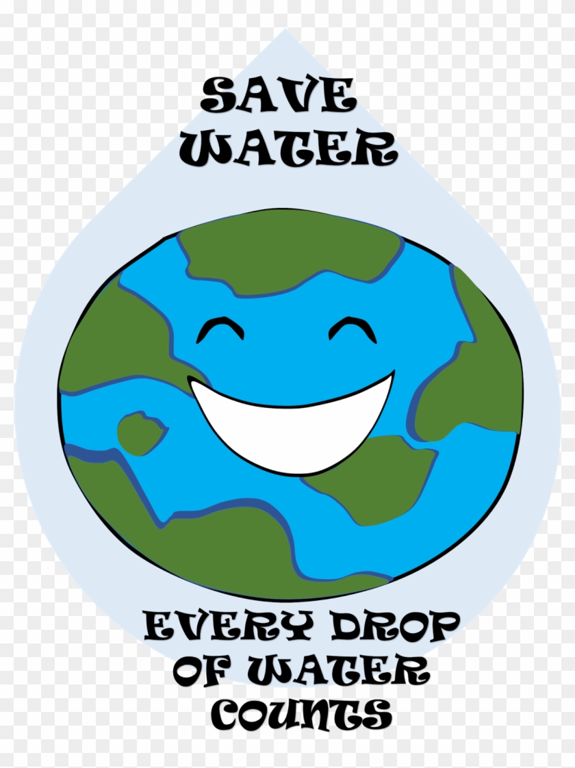 Poster For Water Conservation - Save Water Poster Clipart #79725