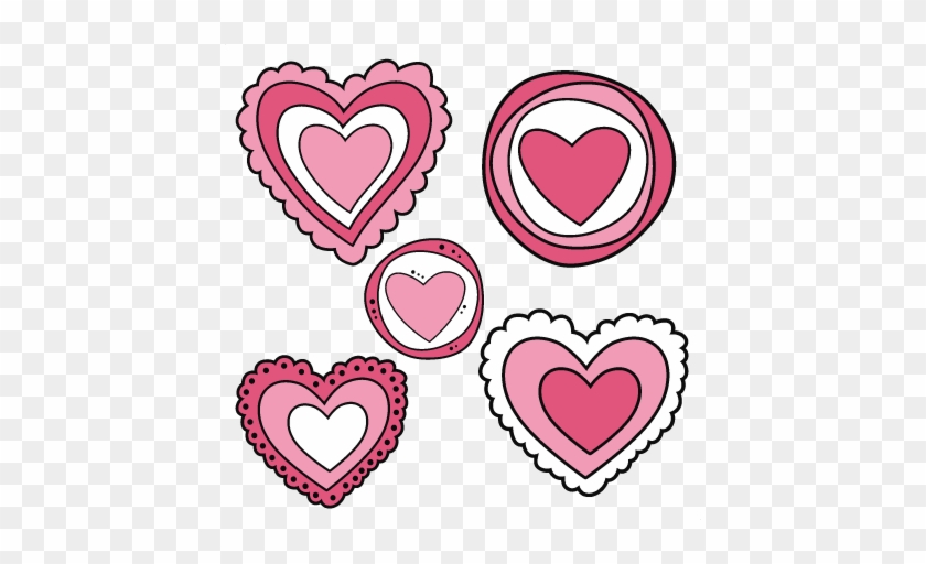 Doodle Hearts Svg Cutting Files Doodle Cut Files For - Coloscopie #79735