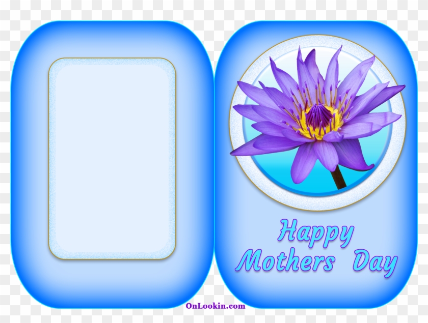 Happy Mothers Day Water Lily Flower - English Spanish Bible No6: King James 1611 - Reina #79815