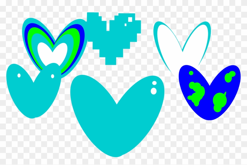 Net » Clip Art » Hart Heart Colour Dark Turquoise - Heart Turquoise #79861