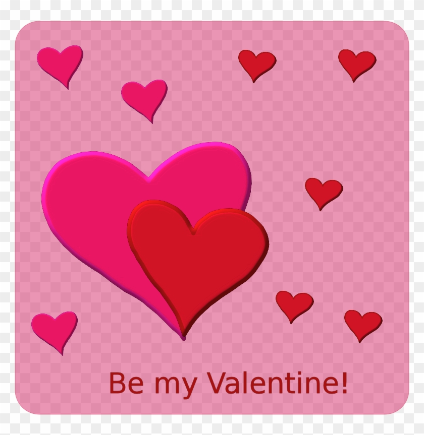 Hearts Clip Art Download - Rote Und Rosa Valentinsgrußherzen Karte #79987