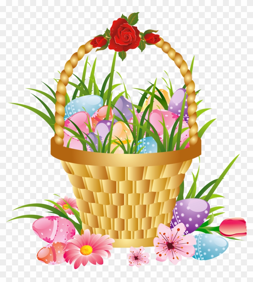 Png Flowers Clipart - Happy Easter Day Eggs Waterproof Bathroom Decor Fabric #80065
