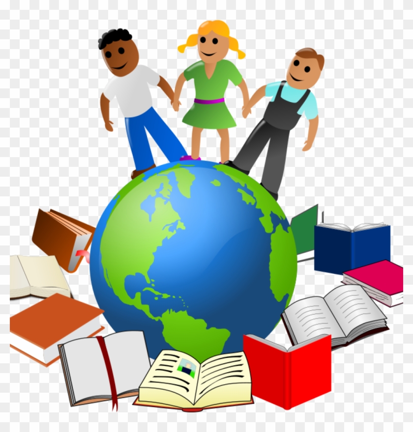 Education Clipart World Clip Art And Education Clipart - Education Around The World Bumper Sticker #80257
