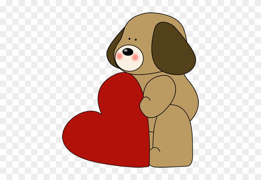 Valentine Day Clip Art - Valentines Day Puppy Clip Art #80353