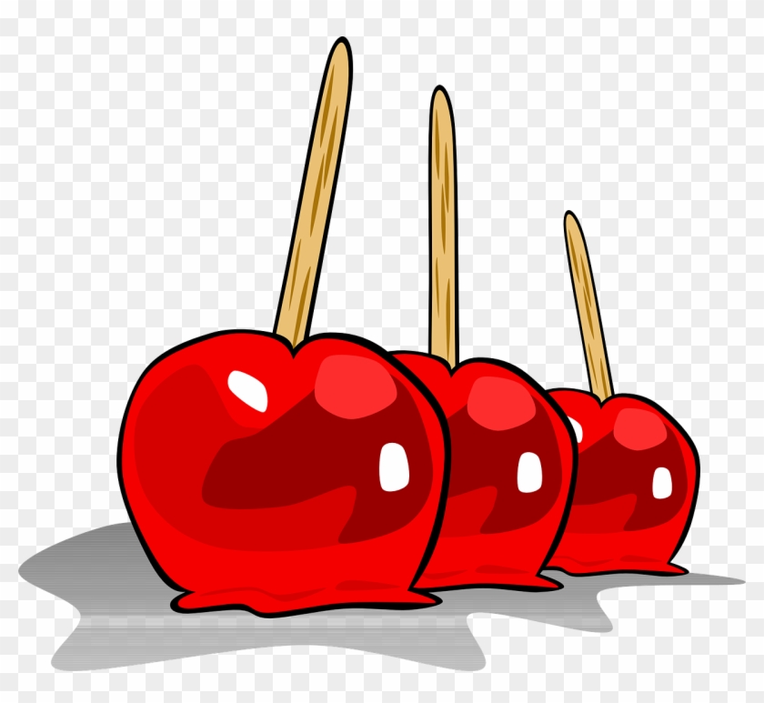 Valentine's Day Clipart Food - Toffee Apples Clip Art #80387