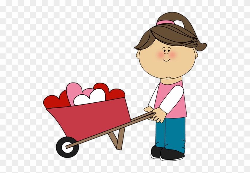 Clip Art - Valentines Day Kids Clipart #80494