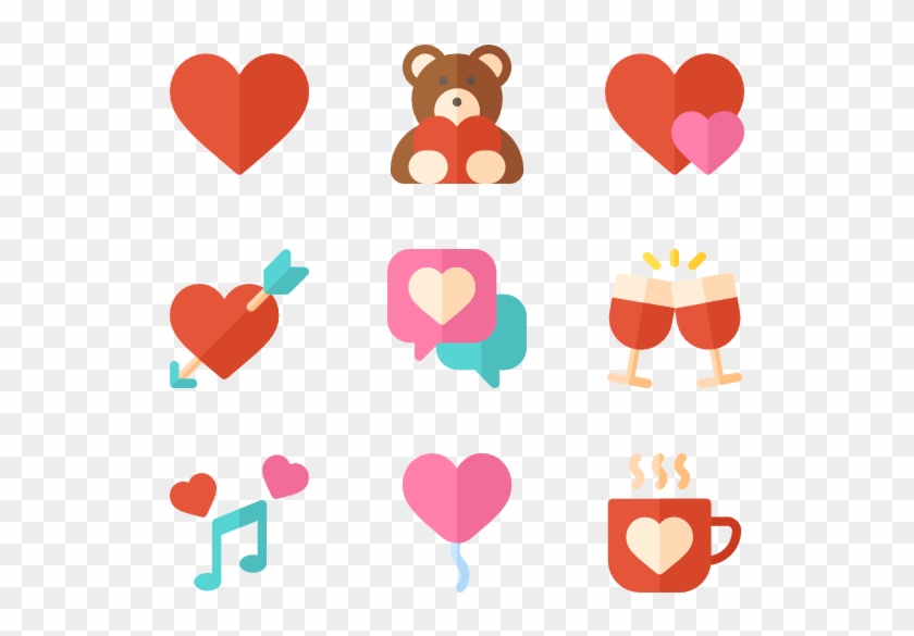 Valentines Day - Flat Icon Love Png #80579
