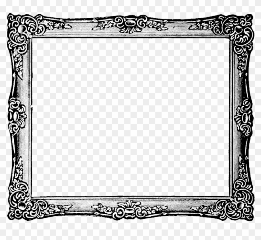 Pleasing Picture Frame Clip Art Border Clipartix - Vintage Picture Frame Clip Art #80580