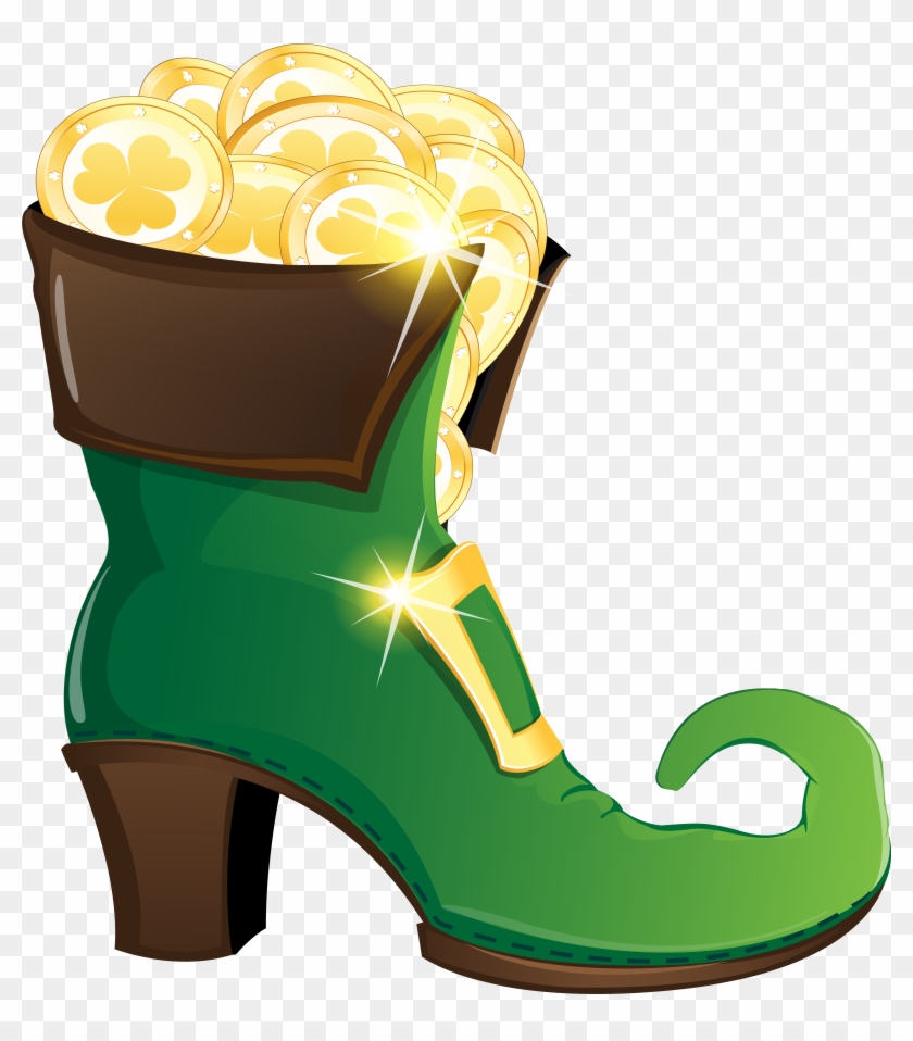 Leprechaun Shoe Clip Art - Leprechaun Shoe Clip Art #80886