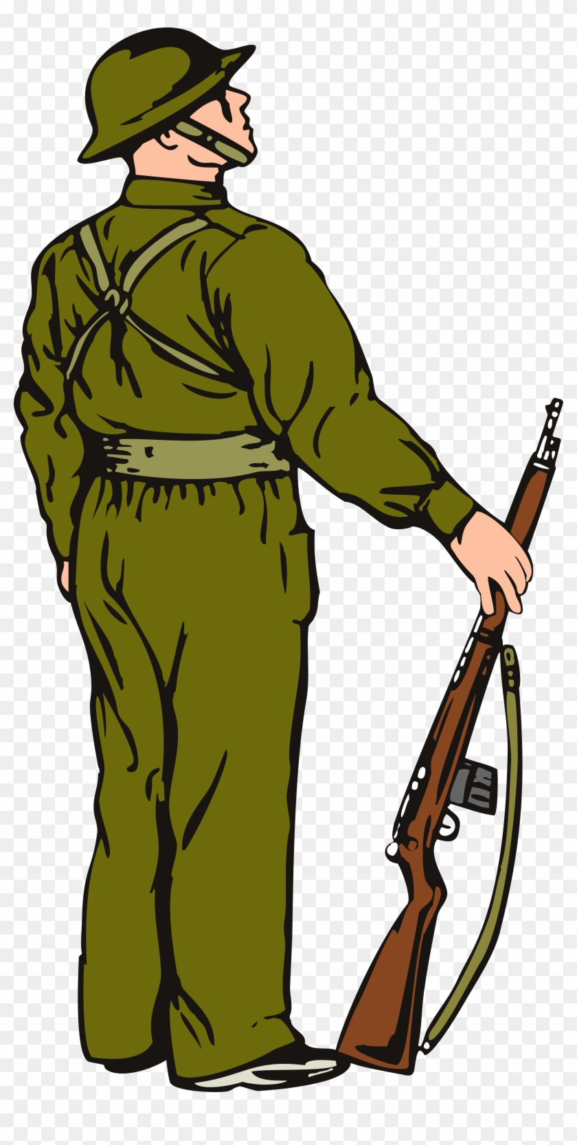 Have An Older Veteran Speak To The Children About His - Soldier Guard Clipart #80657