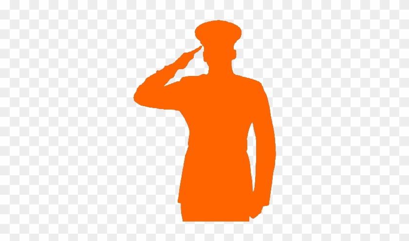 Veterans Benefits Are Perhaps The Most Misunderstood - Veteran Saluting Silhouette #80748