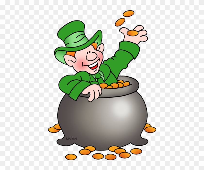 Leprechaun Gold - Leprechaun In The Gold Clip Art #80753