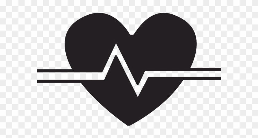 Heart Beat Clipart - Heart Rate Black And White #80902