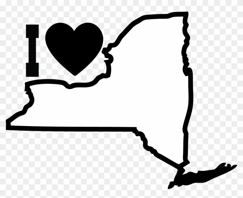 New York City Empire State Norml Bill Parole Clip Art - New York State Outline #81002