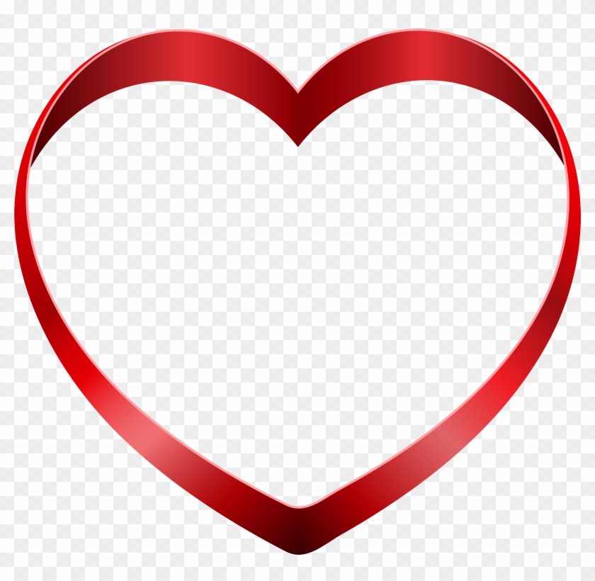 Bold Design Transparent Heart Clip Art Png Clipart - Heart Png #81111