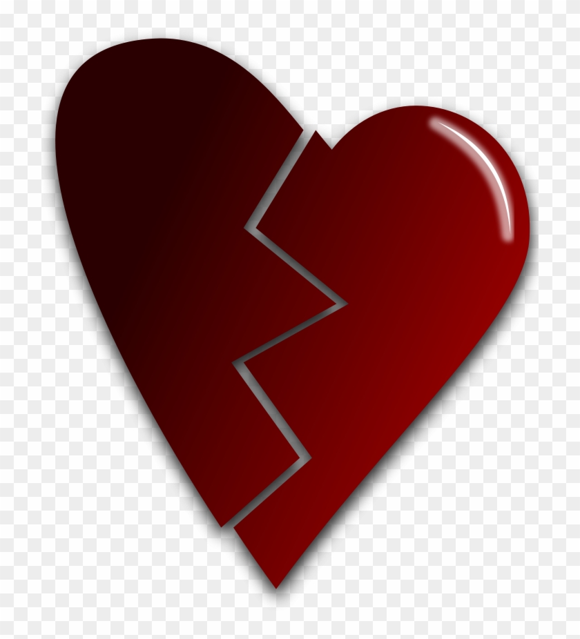 Broken Heart Vector Clipart, Vector Clip Art Online, - Broken Heart Png Vector #81141