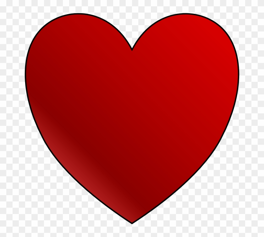 Red Heart Clipart - Big Red Heart #81190