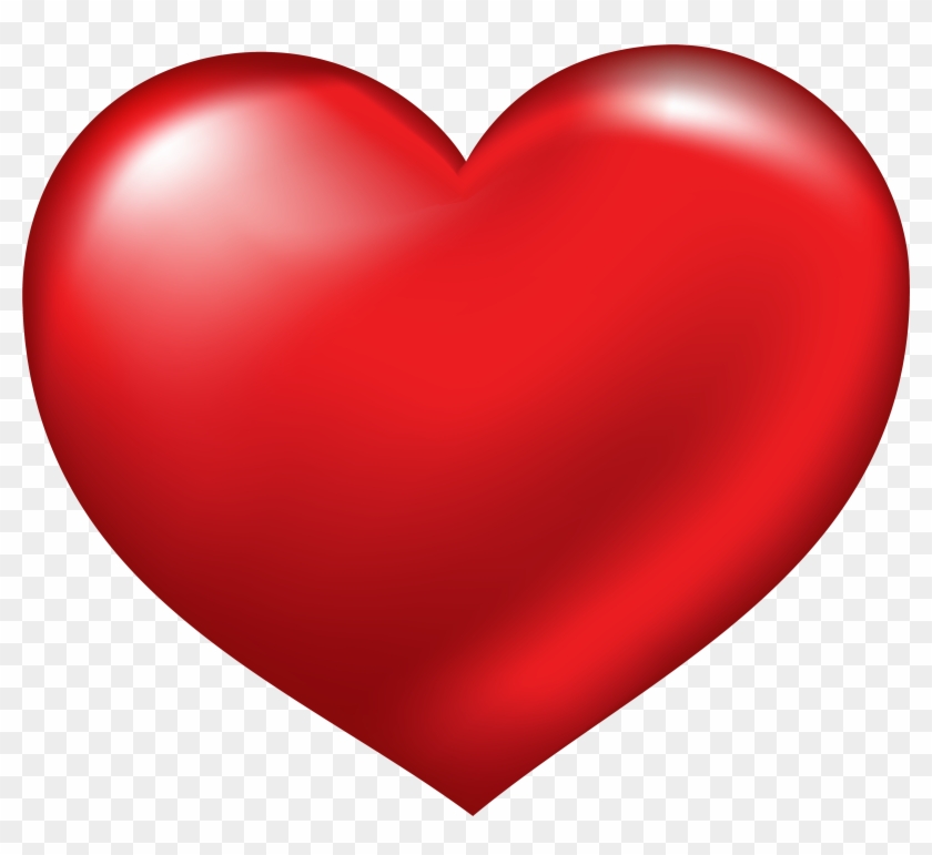 Red Heart Png Clipart - Big Heart Emoji #81207