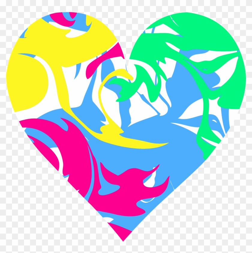 Hearts Clipart Pretty Heart - Colorful Heart Clipart #81243