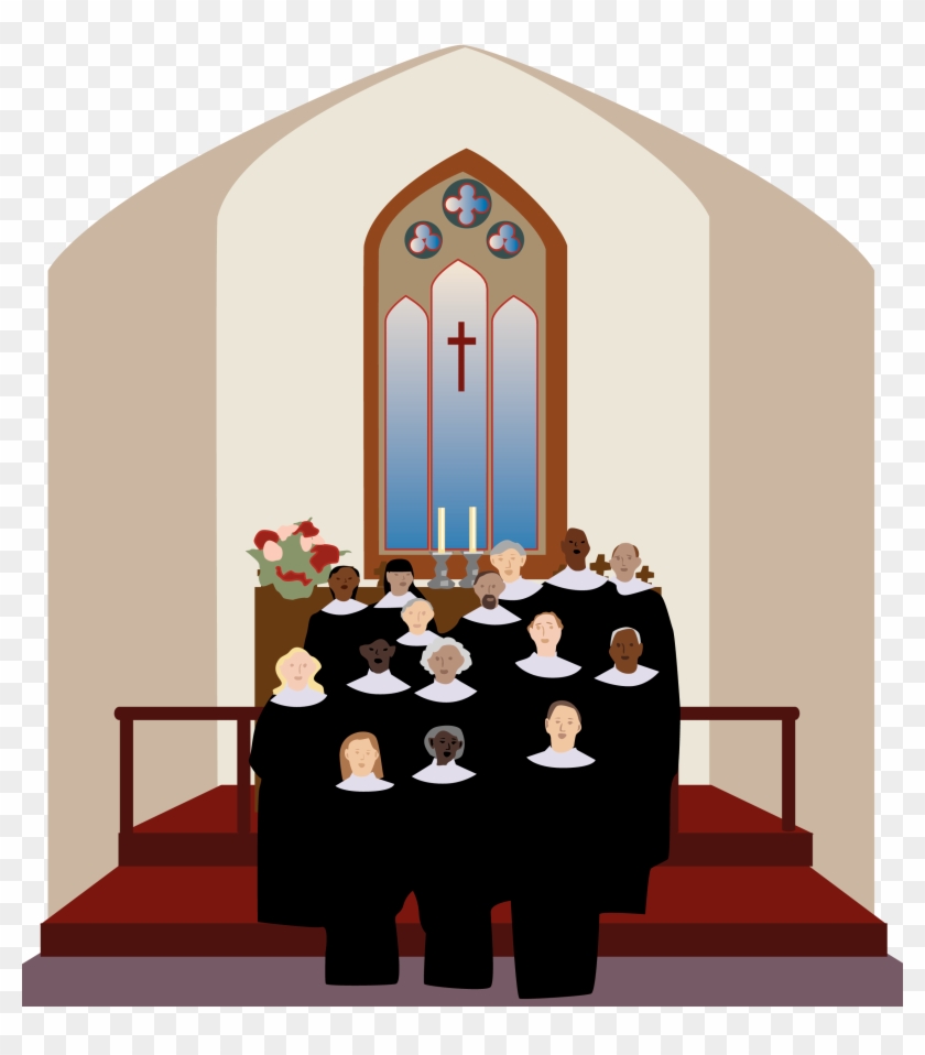 Church Art Images - Choir Singing In The Church Clipart #81714