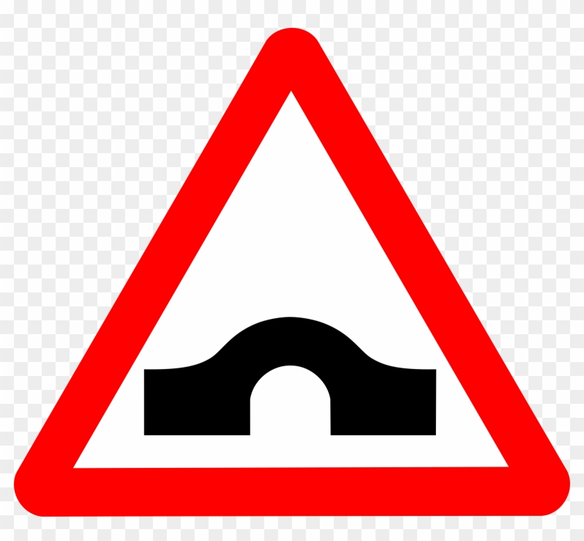 Roadsign-humpback - Bridge Road Sign Png #81853