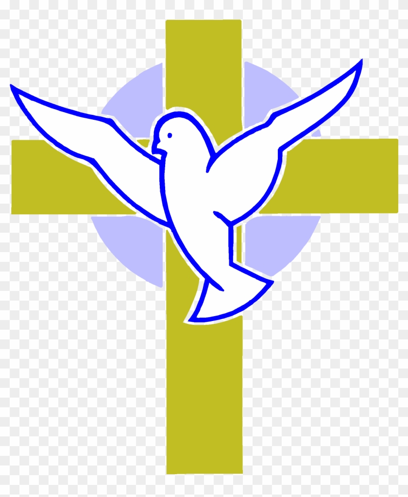 Marvellous Design Cross And Dove Images Tattoo Clipart - Dove And Cross Png #81888