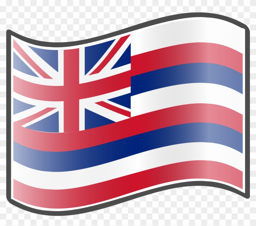 Nuvola Hawaiian Flagsvg Wikipedia - Hawaii Flag Png Waving #82178