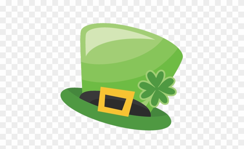 Patrick's Day Leprechaun Hat Svg Scrapbook Cut File - Clip Art #82215