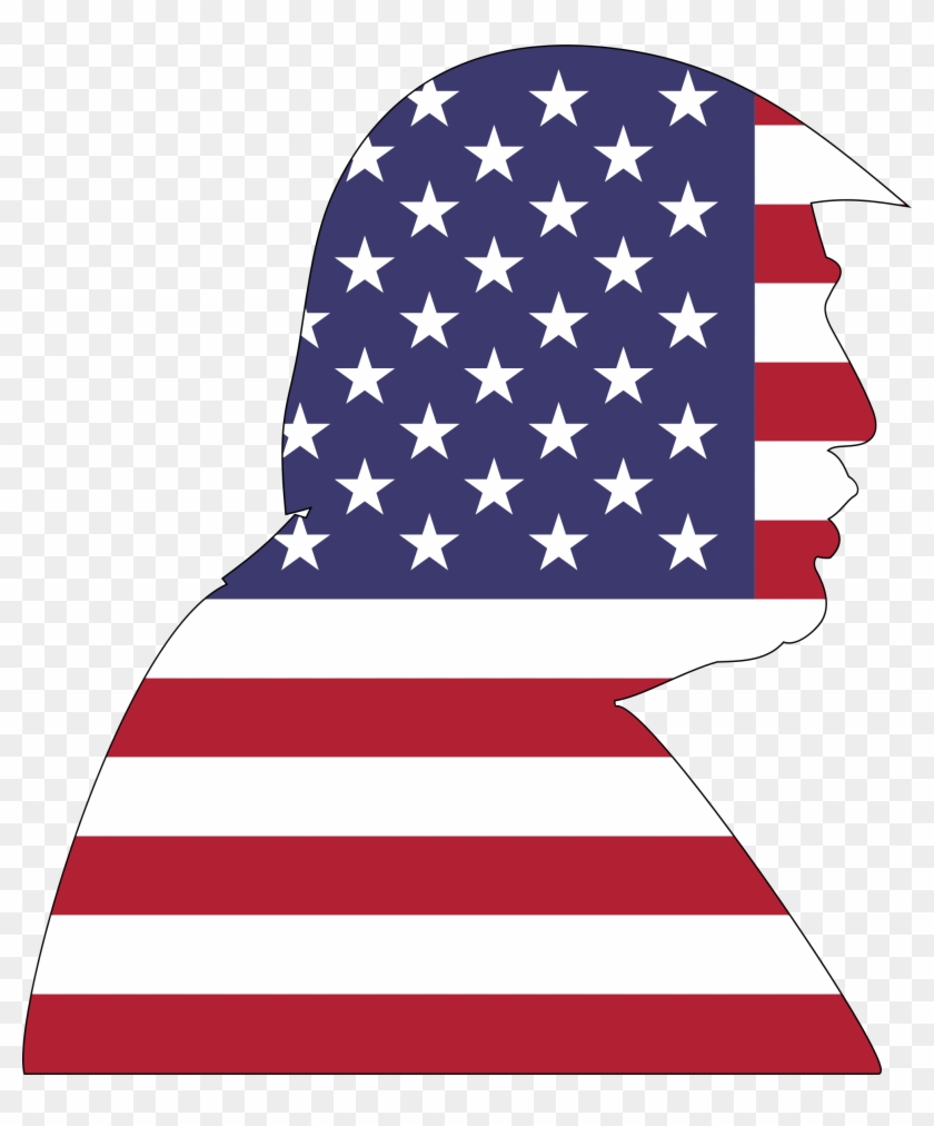 Medium Image - Trump Flag Transparent #82228