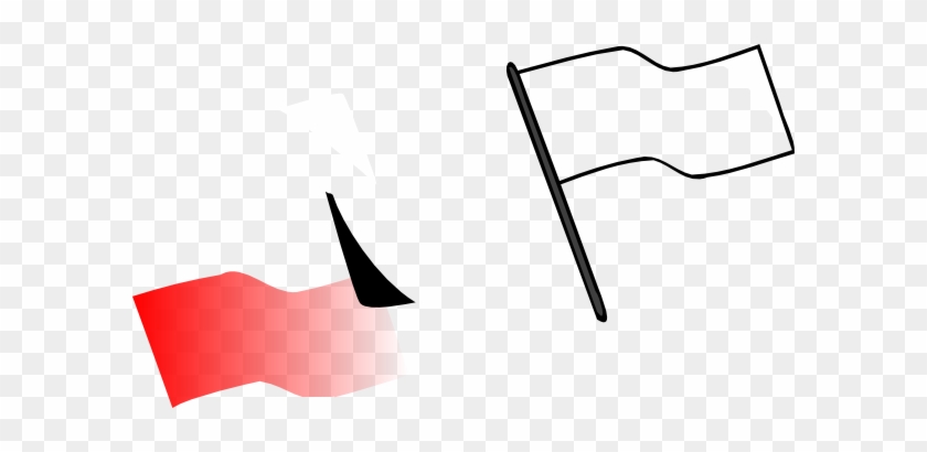 Flag Outline Clip Art At Clker - Flag Clipart Outline #82239