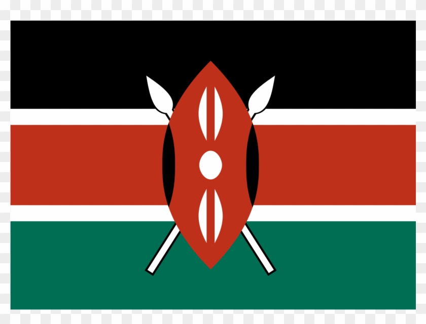 Lovely Kenyan Flag Clipart - Kenya Flag Clip Art #82240