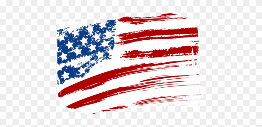 2016 Presidential Elections - Ink Splatter American Flag #82257