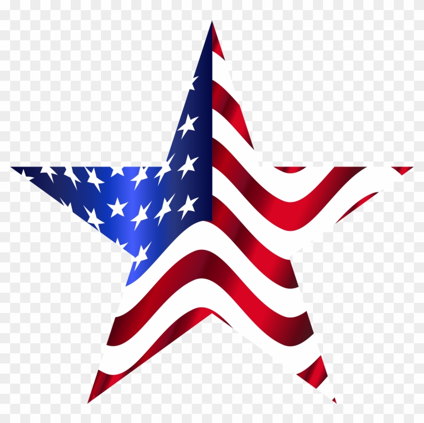 American Flag Star Png #82476