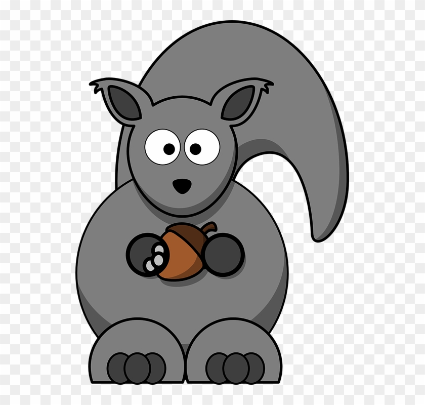 Gray Squirrel Clipart Tupai - Grey Squirrel Clipart #82710