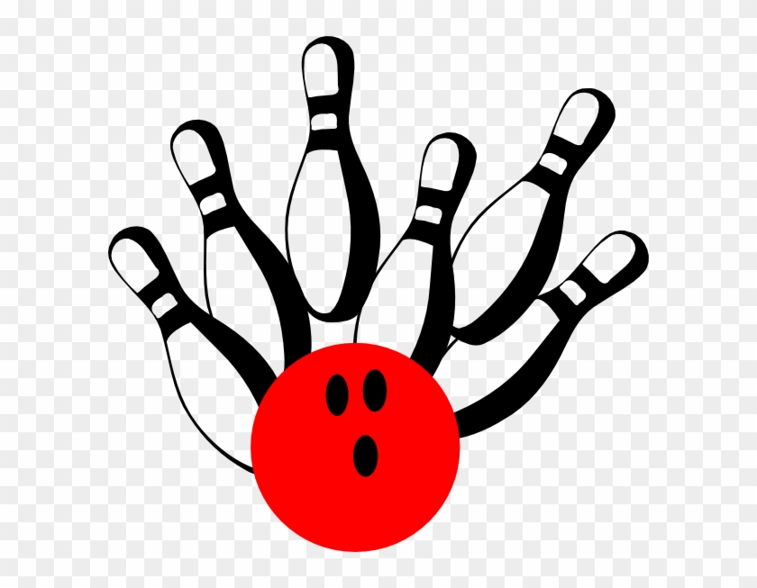 Free Animated Bowling Clipart - Pin Bowling Vector #82778